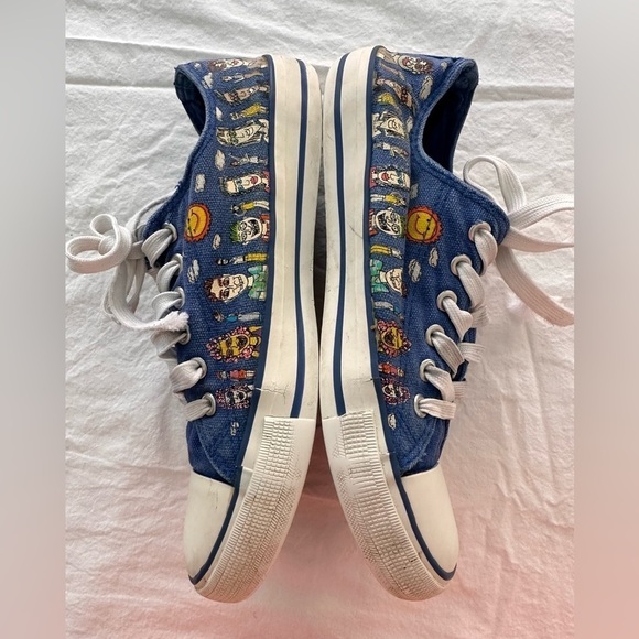 James Rizzi Fila Collabrative Chuck Taylor Inspired Streetwear Women’s 9 Men’s 7 - Picture 8 of 8
